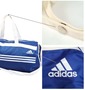 adidas ポケッタブルダッフルバッグ ブルー: