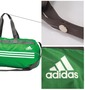 adidas ポケッタブルダッフルバッグ グリーン: