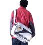 LE COQ SPORTIF コンビネーションエナメルバッグ ホワイト:
