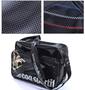 LE COQ SPORTIF コンビネーションエナメルバッグ ブラック: