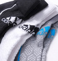 adidas メッシュ3Pショートソックス 3色ミックス: