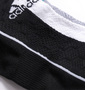 adidas メッシュ3Pショートソックス 3色ミックス: