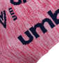 UMBRO 3Pアンクルソックス 3色ミックス: 生地拡大