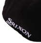 SRIXON ジャストフィットキャップ ブラック: バックスタイル