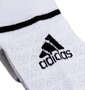 adidas CLIMAメッシュ3Pショートソックス ホワイト: