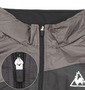 LE COQ SPORTIF ウインドジャケット ブラック×グレー: