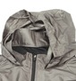LE COQ SPORTIF ウインドジャケット ブラック×グレー: 収納フード