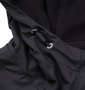 DESCENTE エクスプラスサーモ フーデッドジャケット ブラック: フード調節