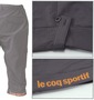 LE COQ SPORTIF ウーブン六分丈パンツ チャコール: