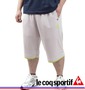 LE COQ SPORTIF ニットハーフパンツ シルバー