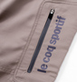 LE COQ SPORTIF リップクロスパンツ ベージュ: 左サイドファスナー