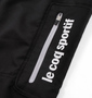 LE COQ SPORTIF リップクロスパンツ ブラック: 左サイドファスナー