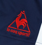 LE COQ SPORTIF ハーフパンツ ネイビー: フロント裾刺繍
