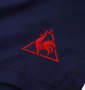 LE COQ SPORTIF ハーフパンツ ネイビー: フロント左裾刺繍