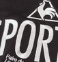LE COQ SPORTIF ジャージジャケット ブラック×グレー: フロント刺繍