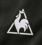 LE COQ SPORTIF ウォームアップパンツ ブラック: フロッキープリント