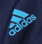 adidas ウォームアップジャケット ネイビー×ブルー: 胸リフレクタープリント