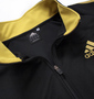 adidas ウォームアップジャケット ブラック: