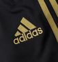 adidas ウォームアップパンツ ブラック: フロント刺繍