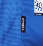adidas ウォームアップジャケット ブルー: 生地拡大