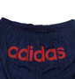 adidas ウォームアップハーフパンツ ネイビー: