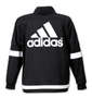 adidas ウォームアップジャケット ブラック×ホワイト: バックスタイル