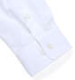  レギュラーカラー長袖シャツ ホワイト: 袖口