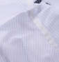 HIROKO KOSHINO HOMME B.D半袖シャツ ホワイト×サックス: 脇下消臭テープ付