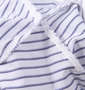 HIROKO KOSHINO HOMME マイターB.D半袖シャツ ホワイト×ネイビー: 脇下消臭テープ付