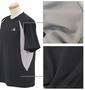 adidas Tシャツ(半袖) ブラック: 生地拡大
