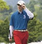 SRIXON ドレスシャツ(半袖)+ハイネックT ブルー×ホワイト