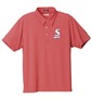 SRIXON ドレスシャツ(半袖)+ハイネックT レッド×ホワイト: