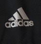 adidas ポロシャツ(半袖) ブラック: フロント胸プリント