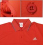 adidas ポロシャツ(半袖) レッド: