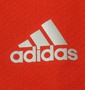 adidas ポロシャツ(半袖) レッド: フロント胸プリント