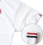 LE COQ SPORTIF 半袖ポロシャツ ホワイト: 左袖