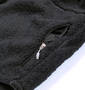 Marmot フリースジャケット ブラック: サイドポケット