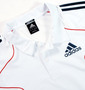 adidas ポロシャツ(半袖) ホワイト: