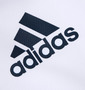 adidas ポロシャツ(半袖) ホワイト: フロントプリント
