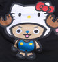 ONEPIECE×HELLO KITTY Tシャツ(長袖) ブラック: