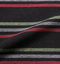 adidas golf マルチボーダーB.D半袖ポロシャツ ブラック: 生地拡大