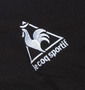 LE COQ SPORTIF 半袖ポロシャツ ブラック: フロント刺繍