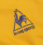 LE COQ SPORTIF 半袖ポロシャツ イエロー: フロント刺繍