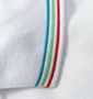 DESCENTE タフポロシャツ半袖 ホワイト: 襟