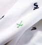 SRIXON ポロシャツ(半袖) ホワイト: 生地拡大