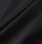 FILA GOLF ベア鹿の子半袖シャツ+ハイネック長袖Tシャツ ブラック×ブラック: 生地拡大