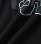 仮面ライダー 半袖Tシャツ ブラック: 生地拡大