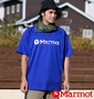 Marmot 半袖Tシャツ ブルー