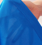 LE COQ SPORTIF 半袖Tシャツ ブルー: 透け感