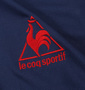 LE COQ SPORTIF ハーフジップシャツ(半袖) ネイビー: